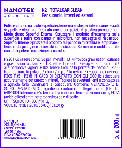 N2 TOTAL CAR CLEAN - immagine 2