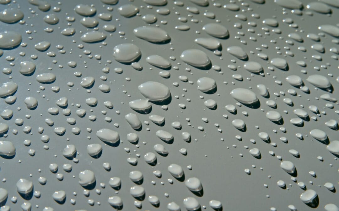 Effetto water beading sulla carrozzeria trattata